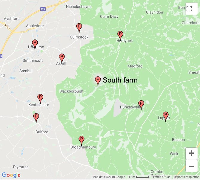 pubs around south farm